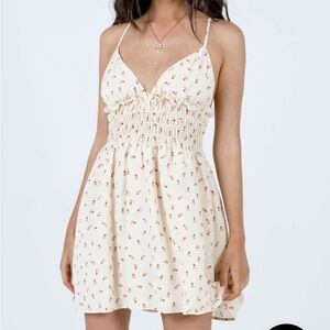 Roza mini dress beige princess Polly